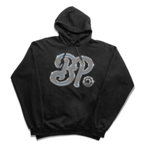 BP Clothing Monochrome Classic Logo BLACK Hoodie