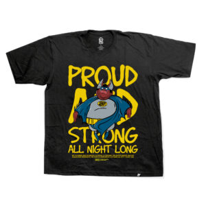 BP Clothing x Macskafogó Maxi Fatman Black Tee