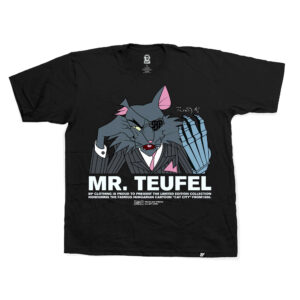 BP Clothing x Macskafogó Mr. Teufel Black Tee