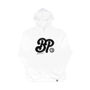 BP Clothing Classic Logo WHITE Hoodie